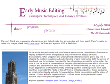 Tablet Screenshot of earlymusicediting.cmme.org